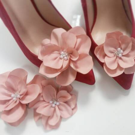 Klipsy do butów ślubnych / Delicate Flower