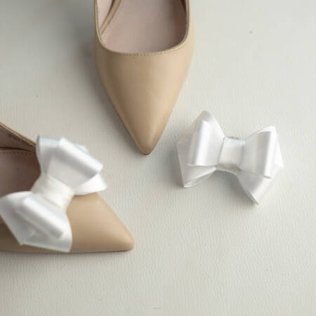 Kokardki do butów 3D Ivory
