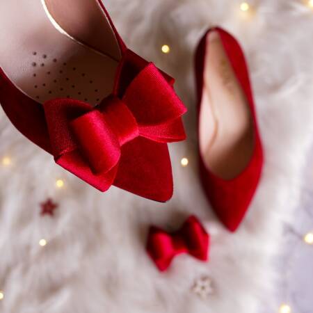 Ozdoby do butów / Smooth Red