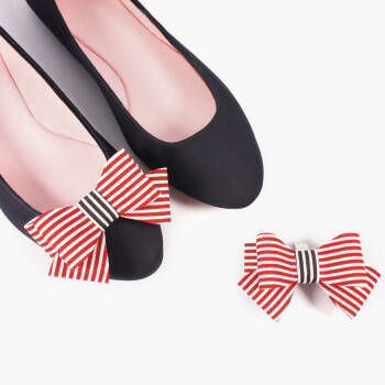 Kokardki 3D Style / Red Stripes