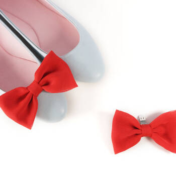 Klipsy do butów ślubnych / Red Bow