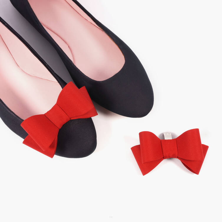 Kokardki do butów 3D Lovely / Red