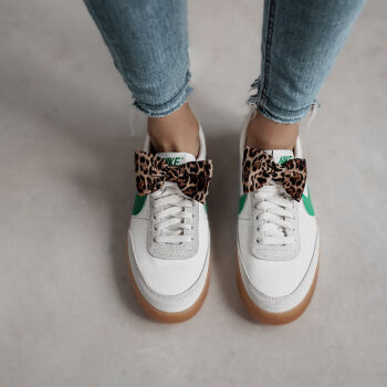 Ozdoby do butów kokardki w panterkę / Pantera Girl