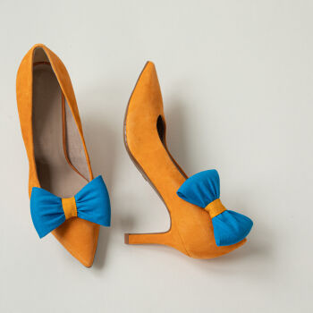 Kokardki do butów / Fresh Blue