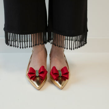 Klipsy do butów Kokardy 3d / Merry and Bright