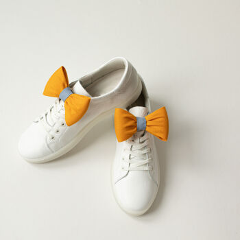 Ozdoby do obuwia kokardki / Fresh Orange