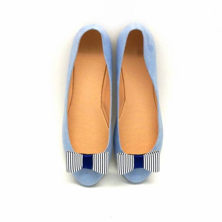 Kokardki do butów Happy Summer / Navy Blue