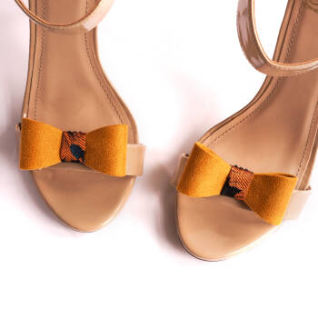 Kokardki na buty  3d S / Golden Flowers