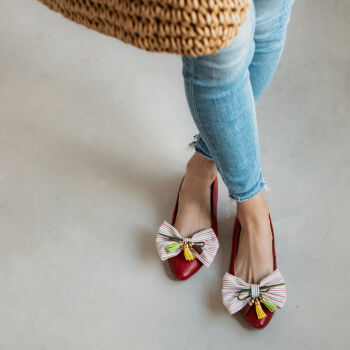 Klipsy do butów w paski / Beach vibe