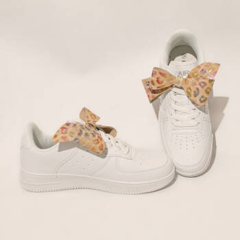 Klipsy do obuwia  Kokardy skórzane / Positive vibes